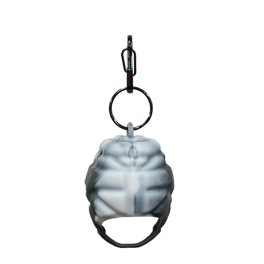 ヘッドガードキーホルダー 詳細画像 グレーマーブル 2