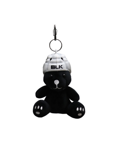 バディドール-テディベア ブラック ヘッドガードキーホルダー付 詳細画像