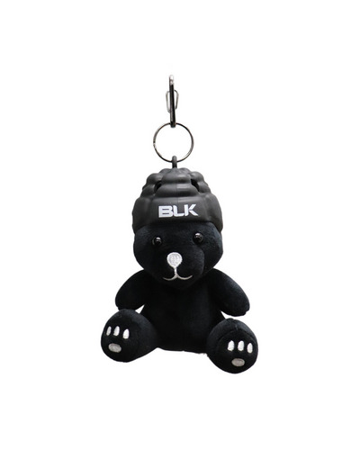 バディドール-テディベア ブラック ヘッドガードキーホルダー付 詳細画像