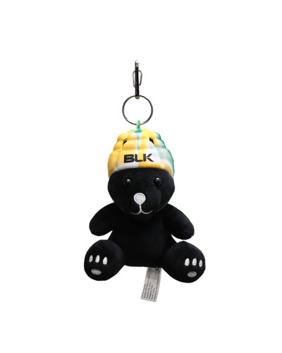 バディドール-テディベア ブラック ヘッドガードキーホルダー付 詳細画像