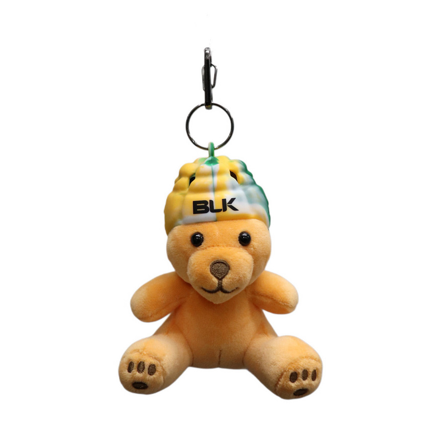 バディドール-テディベア ブラウン ヘッドガードキーホルダー付 詳細画像 ブラウンxゴールドマーブル 1
