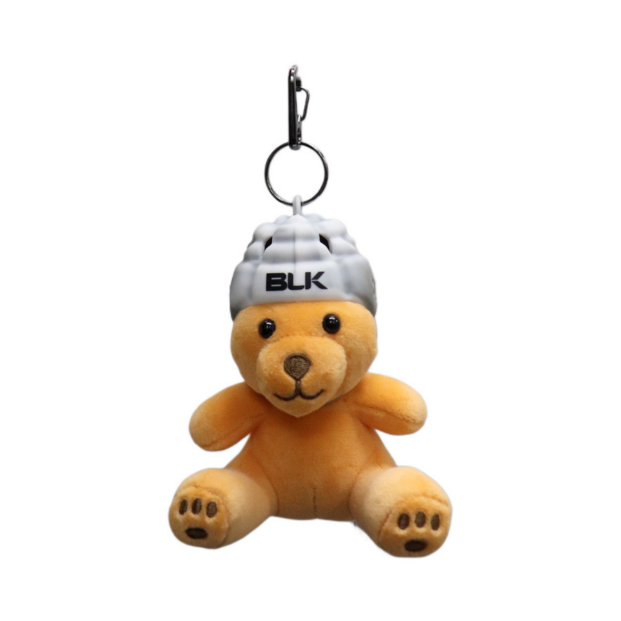 バディドール-テディベア ブラウン ヘッドガードキーホルダー付 詳細画像 ブラウンxグレーマーブル 1