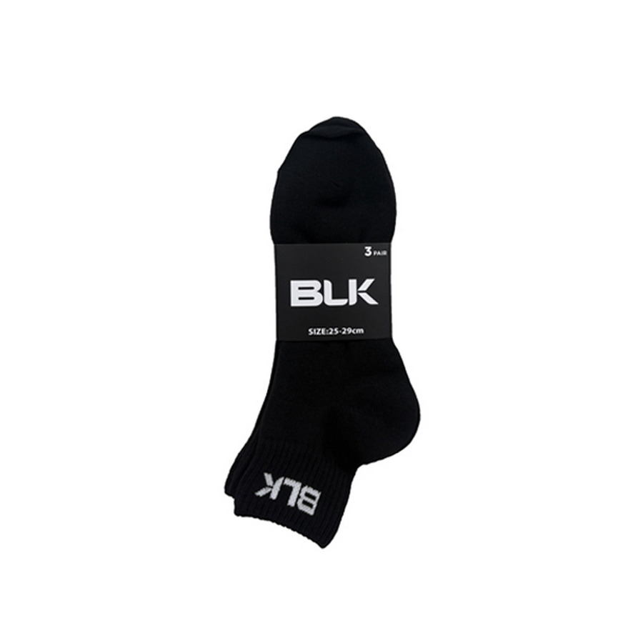 BLK ショート3Pソックス 詳細画像 ブラック 2