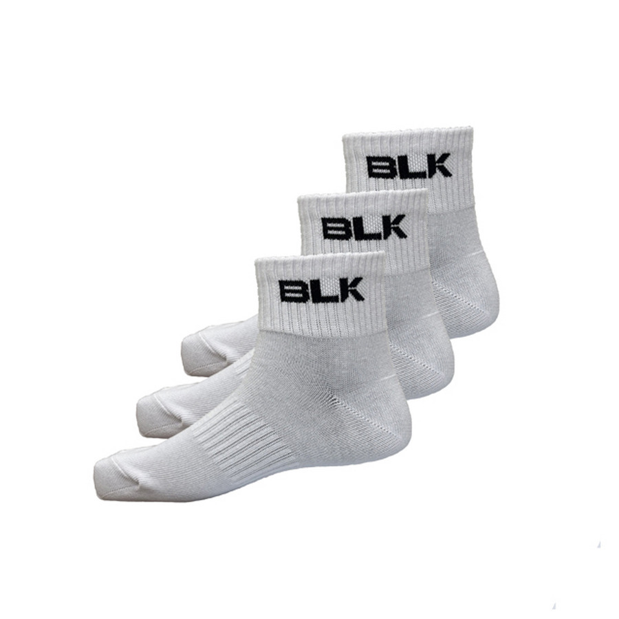 BLK ショート3Pソックス 詳細画像 ホワイト 1