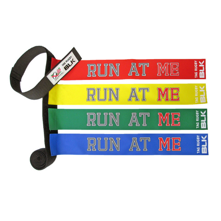 BLKタグ・ラグビー用タグセット (Run at Me)  詳細画像 レッド 3