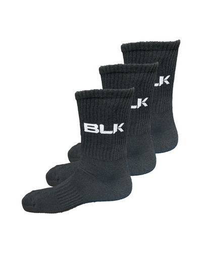 BLK ミドル3Pソックス