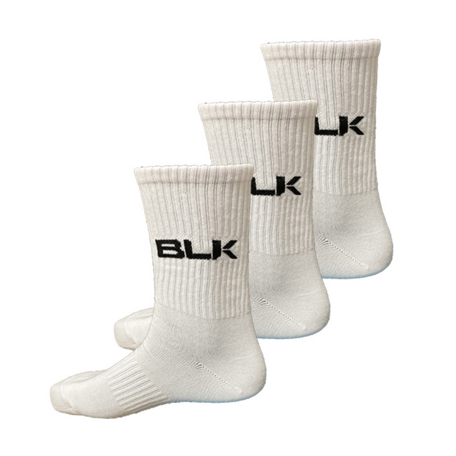 BLK ミドル3Pソックス 詳細画像 ホワイト 1